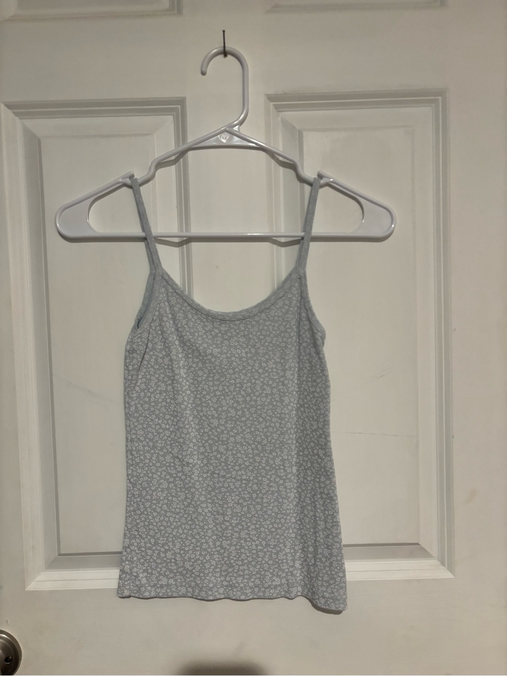 Brandy Melville Light Blue Floral Camisole